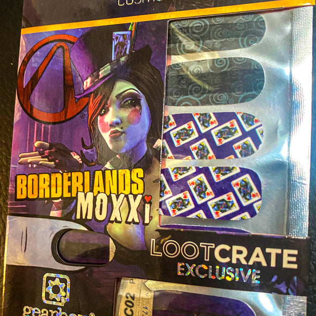 Loot Crate Moxxi  || CUSTOM Nail Wrap || 14-tip Set