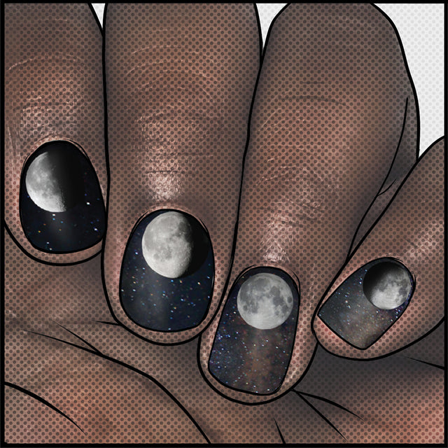 Lunar Phase ✦ Nail Wrap ✦ 22-tip Set