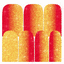 Glitter Gradient: Metal Man ✦ Nail Wrap ✦ 14-tip Set