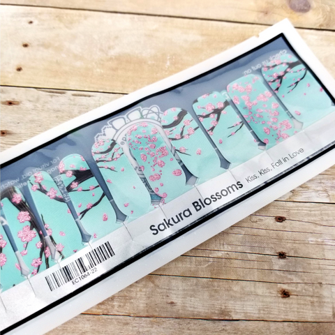 🔖🔖 Sakura Blossoms ✦ Nail Wrap ✦ 22-tip Set