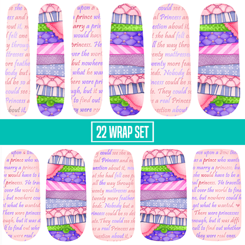 Sweet Pea || Nail Wrap || 22-tip Set