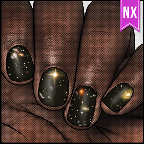 Ultra-Deep Field ✦ Nail Wrap ✦ 22-tip Set