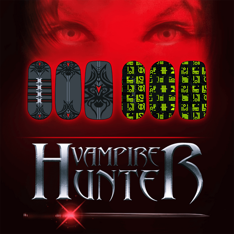 Vampire Hunter || Nail Wrap || 22-tip Set