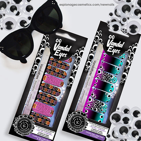 VANDALEYES: Gradient ✦ LICENSED Nail Wrap ✦ 22-tip Set - Espionage Cosmetics