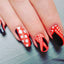 Tentacles BLACK & RED ✦ Nail Wraps ✦ 14-tip Set