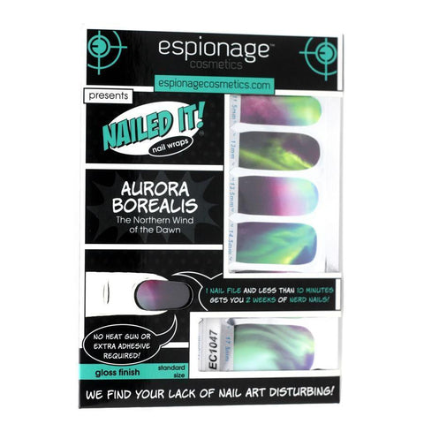 Aurora Borealis-Nail Wraps-Espionage Cosmetics