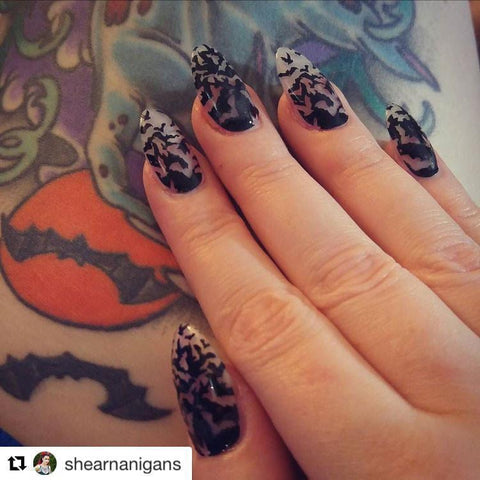 Batty-Nail Wraps-Espionage Cosmetics