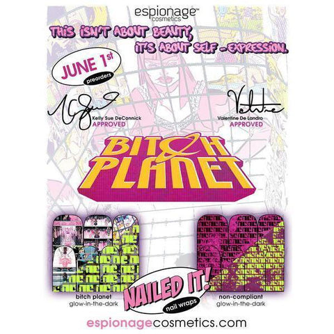 Bitch Planet - Non-Compliant-Nail Wraps-Espionage Cosmetics