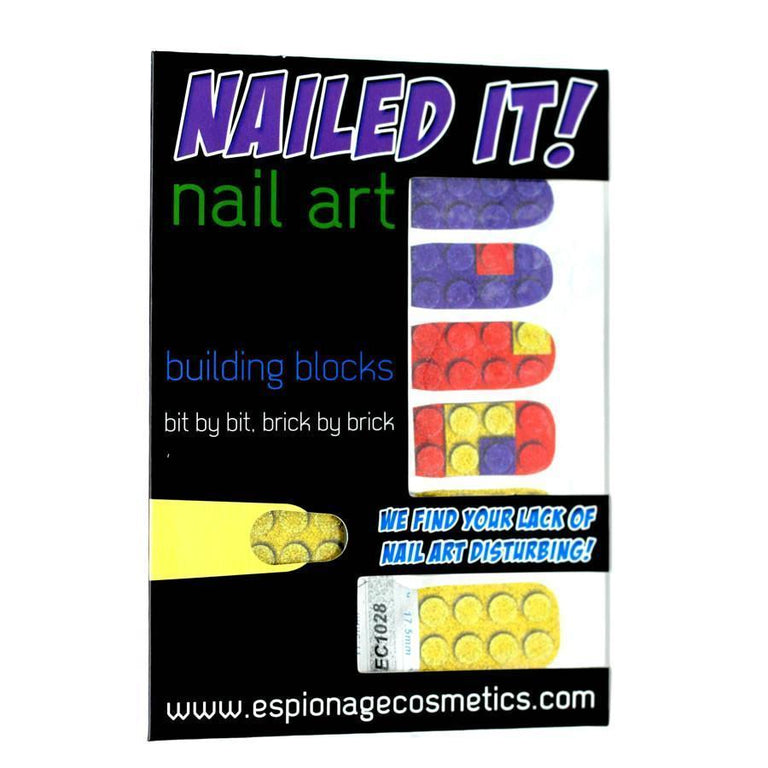 Building Blocks (Discontinued)-Nail Wraps-Espionage Cosmetics