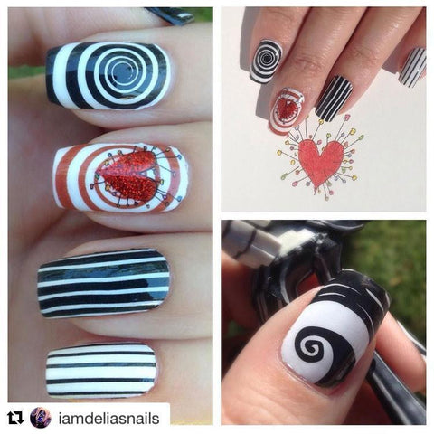 Burtonesque-Nail Wraps-Espionage Cosmetics