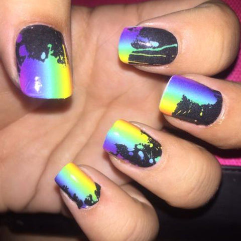 Unicorn Blood: GLITTER ✦ Nail Wrap ✦ 14-tip Set