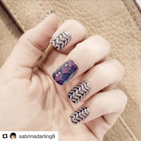 Chainmail-Nail Wraps-Espionage Cosmetics