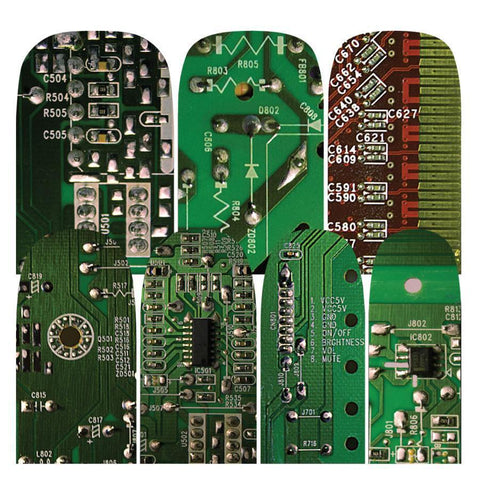Circuit Board-Nail Wraps-Espionage Cosmetics