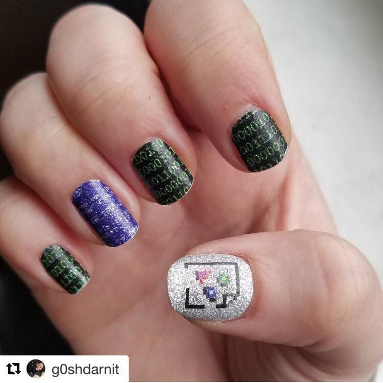 Computing (Discontinued)-Nail Wraps-Espionage Cosmetics