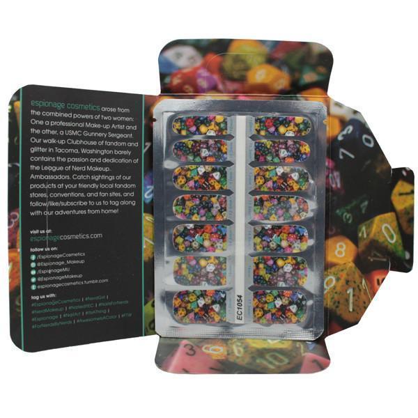 Dice-Nail Wraps-Espionage Cosmetics
