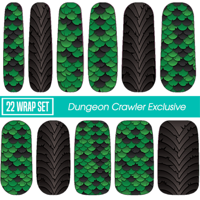 Dungeon Crawler ✦ Nail Wrap ✦ 22-tip Set