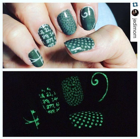 Fibonacci-Nail Wraps-Espionage Cosmetics