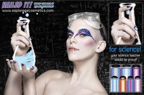 For Science! (Discontinued)-Nail Wraps-Espionage Cosmetics