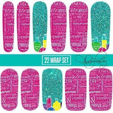 Go Ask Alice ✦ FEATURED ARTIST Nail Wrap ✦ 22-tip Set - Espionage Cosmetics