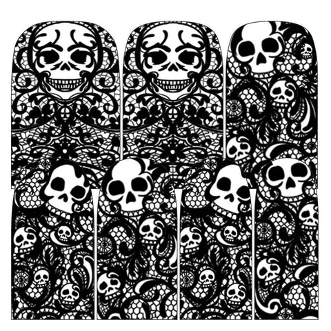 Gothique Lace-Nail Wraps-Espionage Cosmetics