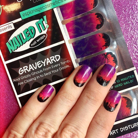 Graveyard-Nail Wraps-Espionage Cosmetics