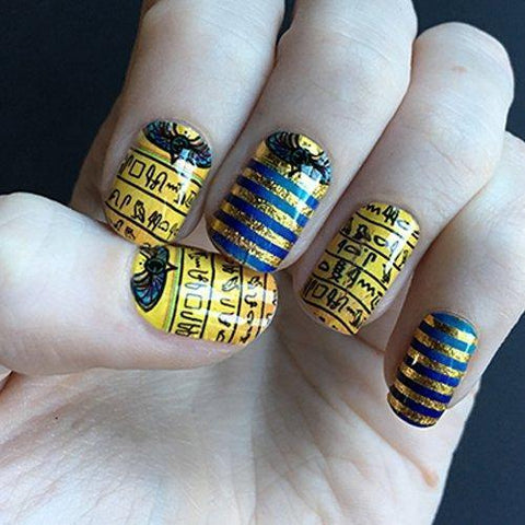 Hieroglyphics-Nail Wraps-Espionage Cosmetics