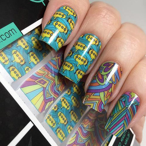 Land of Submarines-Nail Wraps-Espionage Cosmetics
