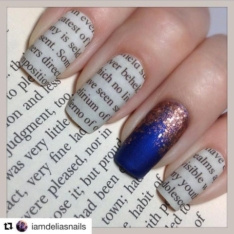 Literary (Discontinued)-Nail Wraps-Espionage Cosmetics