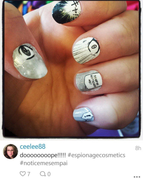 Manga-Nail Wraps-Espionage Cosmetics