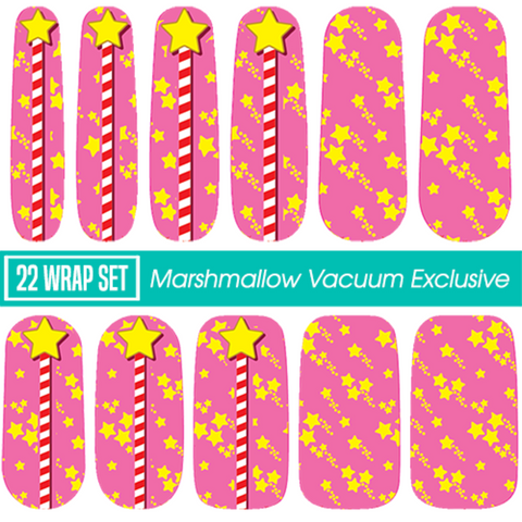 Marshmallow Vacuum ✦ LIMITED EDITION Nail Wrap ✦ 22-tip Set - Espionage Cosmetics