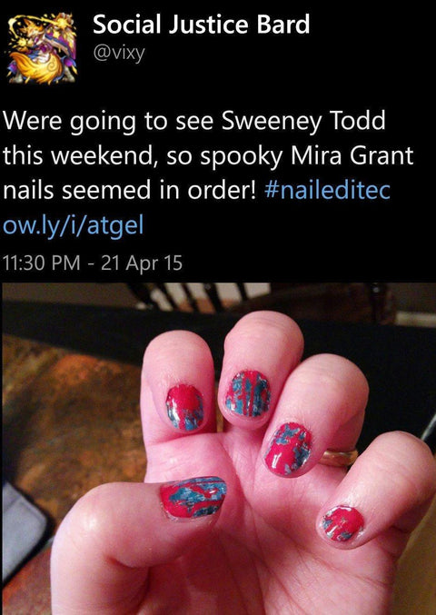 Mira Grant/Seanan McGuire-Nail Wraps-Espionage Cosmetics