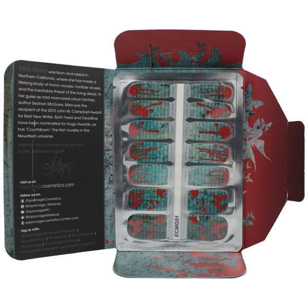 Mira Grant/Seanan McGuire-Nail Wraps-Espionage Cosmetics