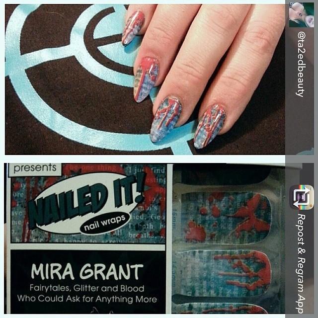 Mira Grant/Seanan McGuire-Nail Wraps-Espionage Cosmetics