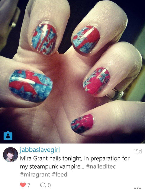 Mira Grant/Seanan McGuire-Nail Wraps-Espionage Cosmetics