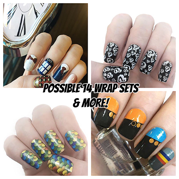 14- tip Mystery Wrap ✦ MYSTERY Nail Wrap ✦ 14-tip Set