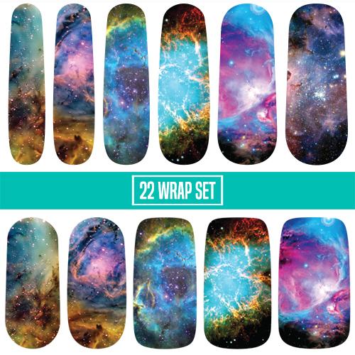 Nebula ✦ Nail Wrap ✦ 22-tip Set
