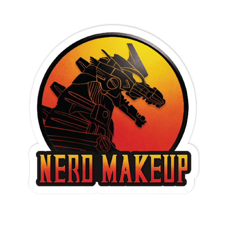Nerd Makeup Kombat ✦ Merch ✦ Sticker