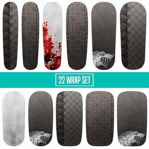 Wardens of the North || LIMITED EDITION Nail Wrap || 22-tip Set