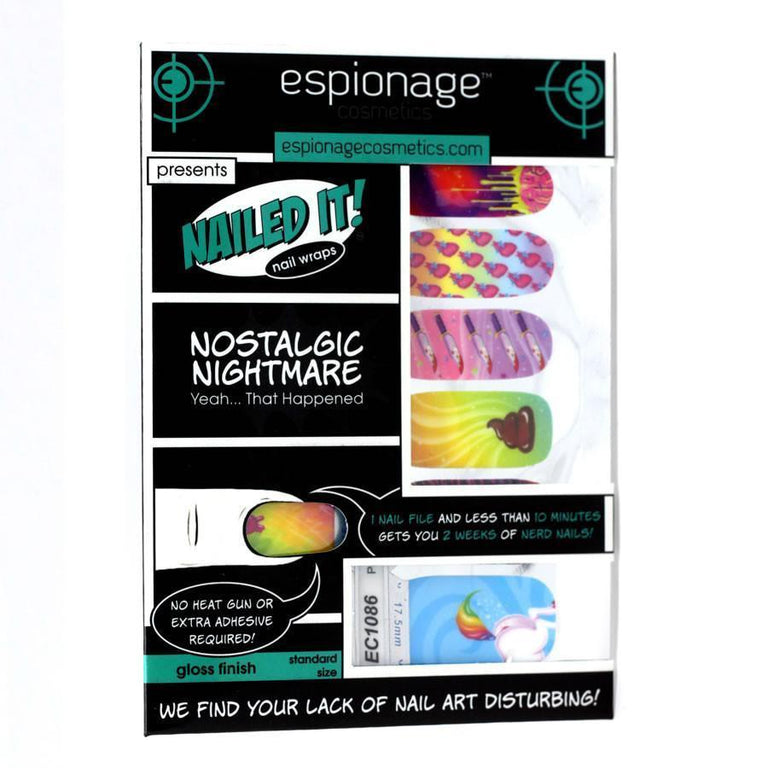 Nostalgic Nightmare-Nail Wraps-Espionage Cosmetics