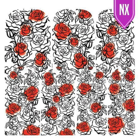 Paint the Roses Red-Nail Wraps-Espionage Cosmetics