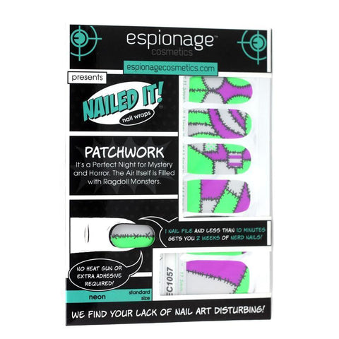 Patchwork-Nail Wraps-Espionage Cosmetics