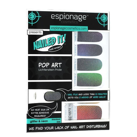 Pop Art - Rainbow-Nail Wraps-Espionage Cosmetics