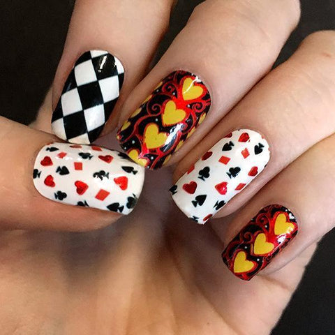Queen of Hearts-Nail Wraps-Espionage Cosmetics