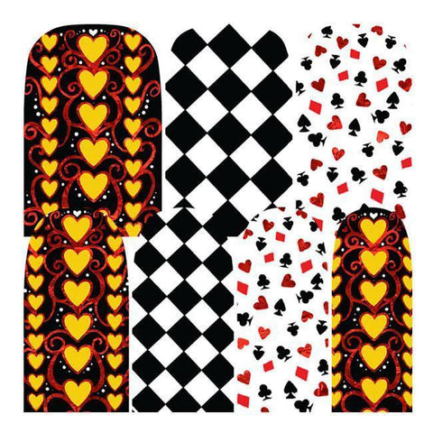 Queen of Hearts-Nail Wraps-Espionage Cosmetics