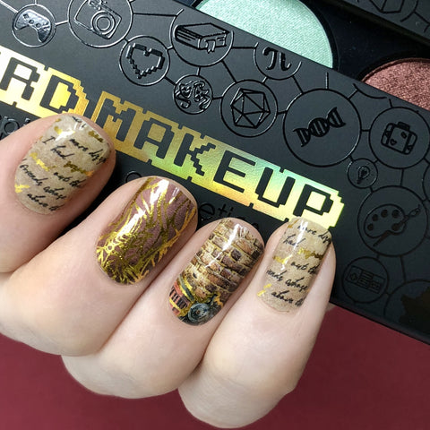 Rags to Witches & Wizards ✦ Nail Wrap ✦22-tip Set - Espionage Cosmetics