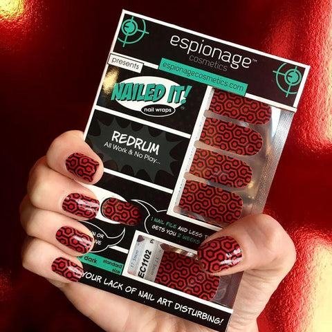 Redrum-Nail Wraps-Espionage Cosmetics