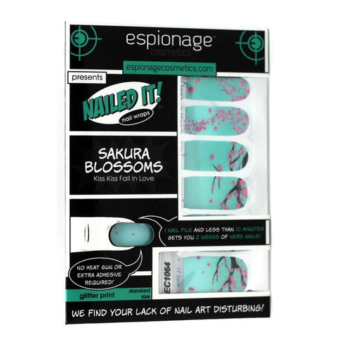 Sakura Blossoms-Nail Wraps-Espionage Cosmetics