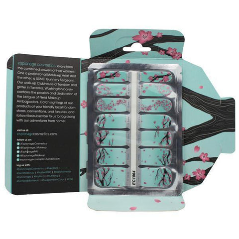 Sakura Blossoms-Nail Wraps-Espionage Cosmetics