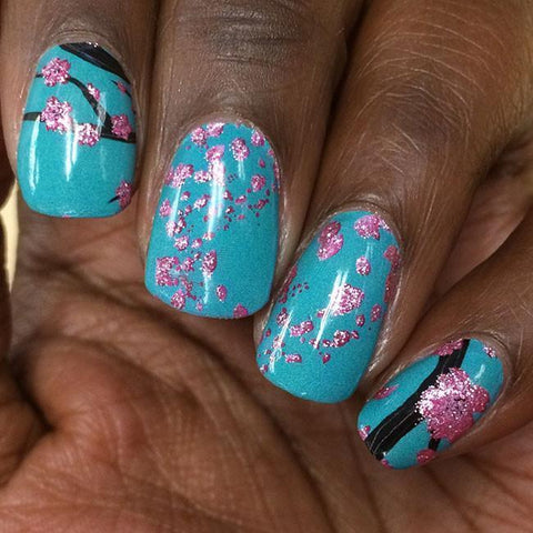 Sakura Blossoms-Nail Wraps-Espionage Cosmetics