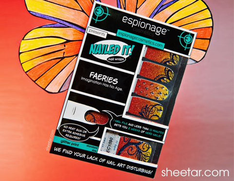 Faeries ✦ Nail Wrap ✦ 14-tip Set